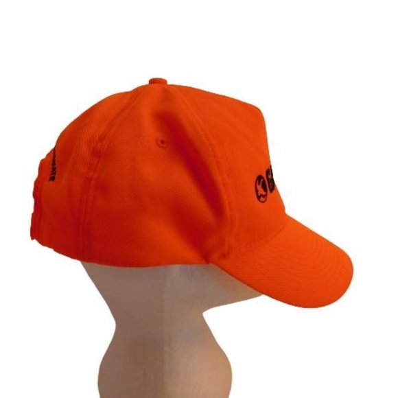 Gander Mountain Blaze Orange Adjustable Baseball Cap Hat - Picture 4 of 8